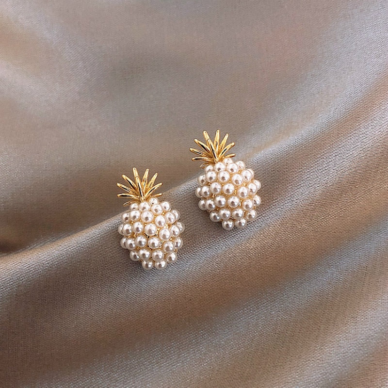 Pineapple Stud Cute Earrings for Girls